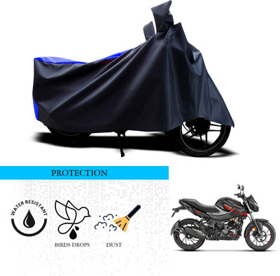 ANTHUB Waterproof Two Wheeler Cover for Hero(Hunk, Black, Blue)