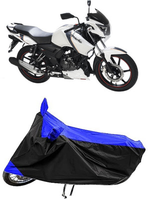 MMSSTAR Two Wheeler Cover for TVS(Apache, Blue)