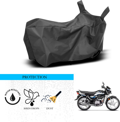 ANTHUB Waterproof Two Wheeler Cover for Hero(HF Deluxe, Black)