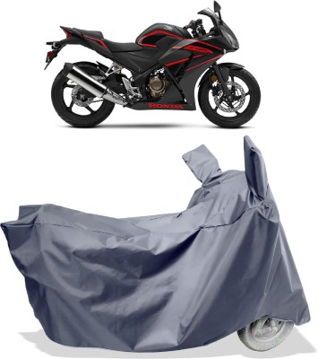 Amexride Two Wheeler Cover for Honda(CBR300R, Grey)