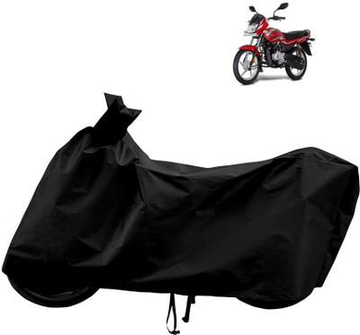 Horseyaart Waterproof Two Wheeler Cover for Bajaj(Platina 100 DTS-i, Black)