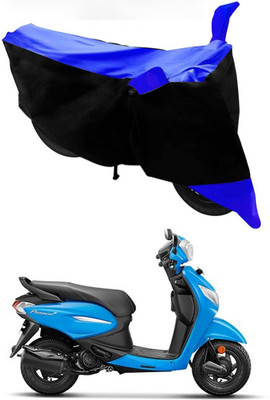 Furious3D Two Wheeler Cover for Hero(Pleasure+ 110, Blue, Black)