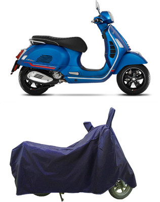 Coxtor Waterproof Two Wheeler Cover for Vespa(GTS Super 300 BS6, Blue)