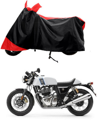 GROFATIK Two Wheeler Cover for Royal Enfield(650GT BS6, Red)