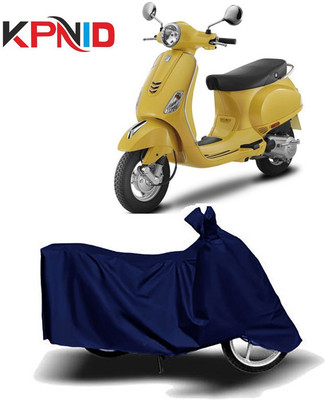 KPIND Waterproof Two Wheeler Cover for Vespa(Vespa LX, Blue)
