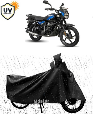 MMSSTAR Waterproof Two Wheeler Cover for Bajaj(CT110, Black)