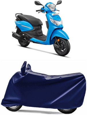 Mdstar Waterproof Two Wheeler Cover for Hero(Pleasure, Blue)