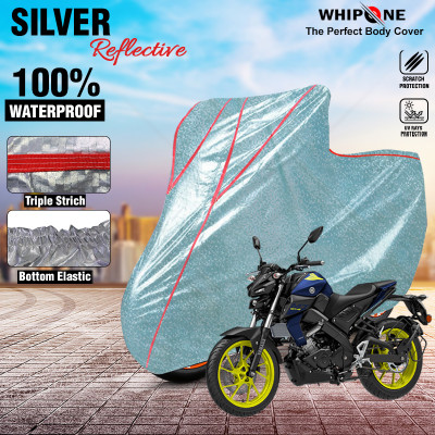 Whipone Waterproof Two Wheeler Cover for Yamaha(MT 15, Silver)