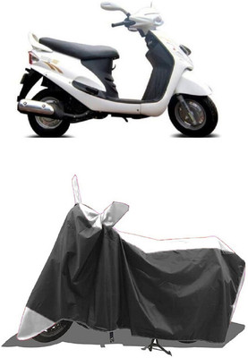 SUGASHRI Waterproof Two Wheeler Cover for Mahindra(Rodeo UZO, White, Black)
