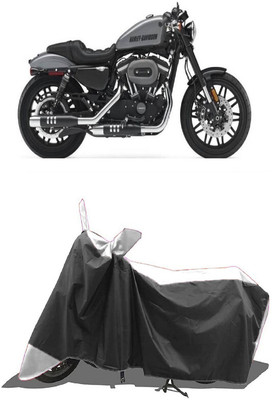 SUGASHRI Waterproof Two Wheeler Cover for Harley Davidson(Roadster, White, Black)