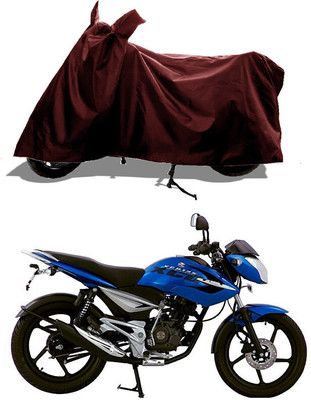GROFATIK Two Wheeler Cover for Bajaj(XCD 125cc, Maroon)