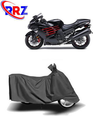 RRZ Waterproof Two Wheeler Cover for Kawasaki(Ninja ZX-14R, Grey)