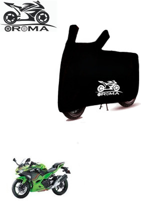 AutoGalaxy Waterproof Two Wheeler Cover for Kawasaki(Ninja 400, Black)