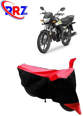 RRZ Waterproof Two Wheeler Cover for Honda(CD deluxe, Black, Red)