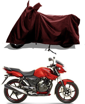 GROFATIK Two Wheeler Cover for TVS(Apache 150, Maroon)