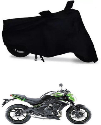 APNEK Waterproof Two Wheeler Cover for Kawasaki(ER 6N, Black)