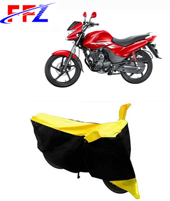 FFZ Waterproof Two Wheeler Cover for Hero(Ambition, Black, Yellow)