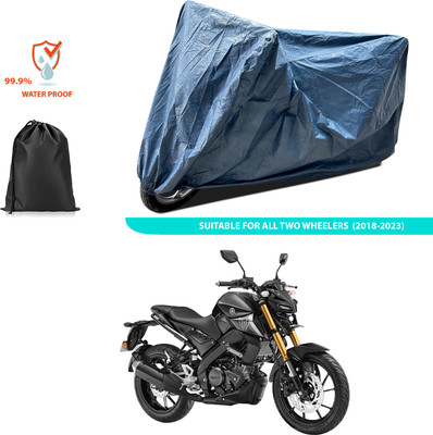 PAGORA Waterproof Two Wheeler Cover for Yamaha(MT 15 New BS6, Blue)