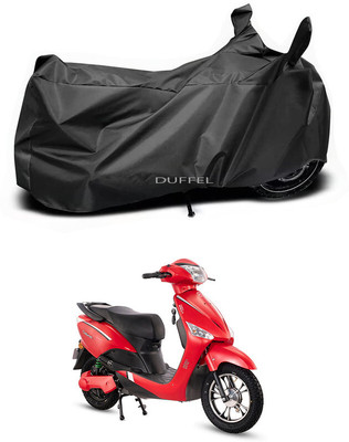 Duffel Two Wheeler Cover for Hero(Electric Optima BS6, Black)