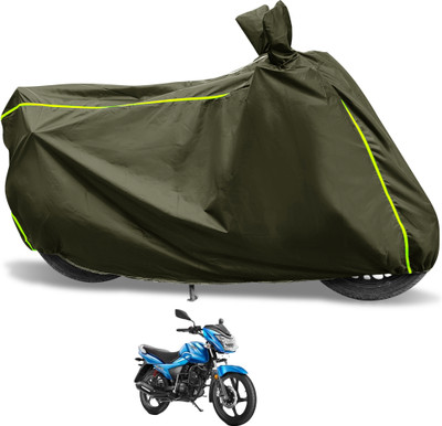 Euro Care Waterproof Two Wheeler Cover for TVS(Victor GLX, Green)