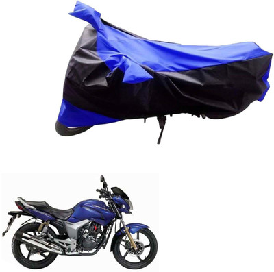 MMSSTAR Waterproof Two Wheeler Cover for Hero(CBZ TYPE 1, Black, Blue)
