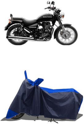 SUGASHRI Waterproof Two Wheeler Cover for Royal Enfield(Thunderbird 500, Blue, Blue)