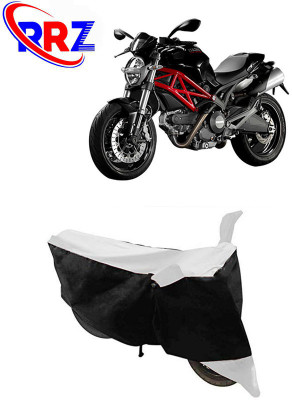 RRZ Waterproof Two Wheeler Cover for Ducati(Monster 795, Black, White)