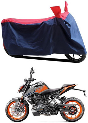 KEDIT Two Wheeler Cover for KTM(200 Duke, Red, Blue)