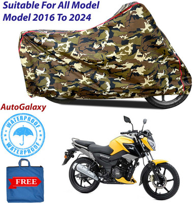 AutoGalaxy Waterproof Two Wheeler Cover for Bajaj(Discover 150 f, Multicolor)