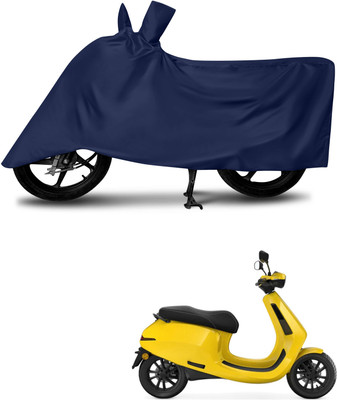DeepShakshi AUTOMOTIVE Waterproof Two Wheeler Cover for Ola(Blue)