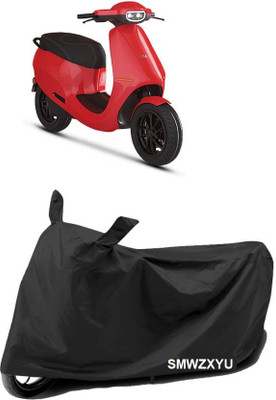 smwzxyu Waterproof Two Wheeler Cover for Ola(BS6, Black)
