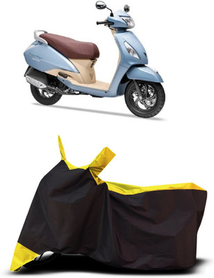 VESMEI Two Wheeler Cover for TVS(Jupiter classic, Yellow)