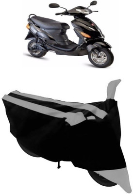 Varnwal E Commerce Waterproof Two Wheeler Cover for Lohia(Oma Star, Grey, Black)