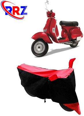 RRZ Waterproof Two Wheeler Cover for LML(Star Euro 200, Black, Red)