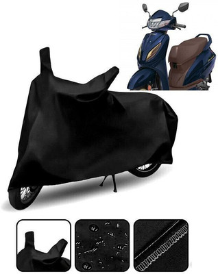 Lakshmina Enterprises Waterproof Two Wheeler Cover for Honda(Activa 5G, Black)