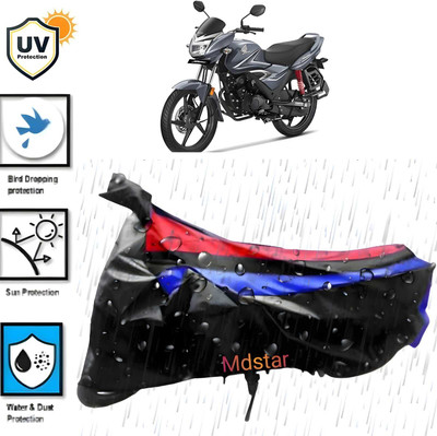 Mdstar Waterproof Two Wheeler Cover for Honda(SP 125, Black)