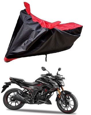 smwzxyu Waterproof Two Wheeler Cover for Honda(Hornet 2.0, Black, Red)