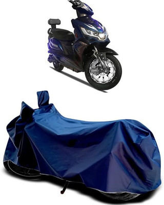 AASHTIK MART Two Wheeler Cover for Okinawa(i-Praise, Blue)