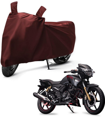 sowelar Waterproof Two Wheeler Cover for TVS(Apache RTR 180, Maroon)