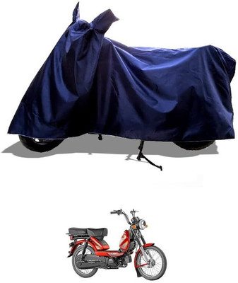 AASHTIK MART Two Wheeler Cover for TVS(Heavy Duty Super XL, Blue)