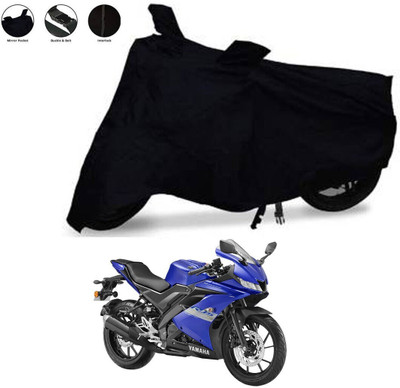 Matt Moon Two Wheeler Cover for Yamaha(YZF R1, Black)