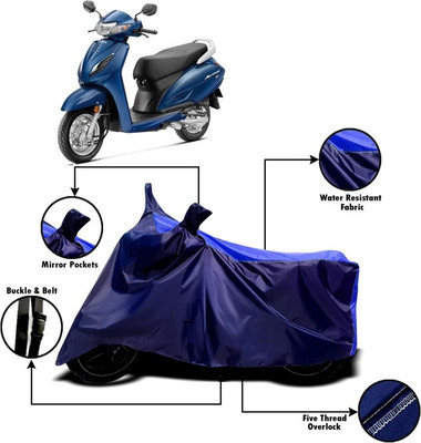 Mdstar Waterproof Two Wheeler Cover for Honda(Activa 5G, Blue)