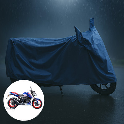 PAGORA Waterproof Two Wheeler Cover for TVS(Apache RTR 165 RP, Blue)