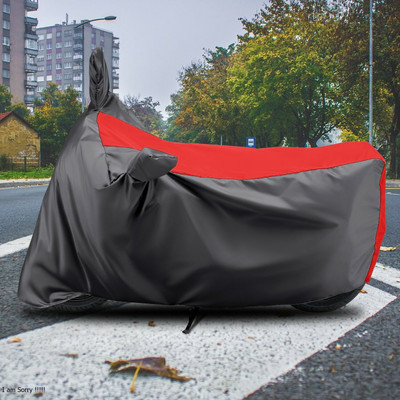THE REAL ARV Waterproof Two Wheeler Cover for Suzuki(Access 125, Red, Black)