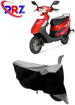 RRZ Waterproof Two Wheeler Cover for Bajaj(Kristal, Black, Grey)
