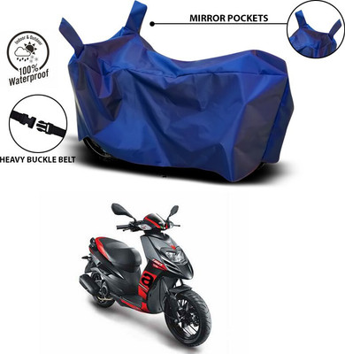 ANTHUB Waterproof Two Wheeler Cover for Aprilia(SR 150, Blue)