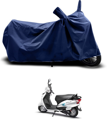 CODOKI Waterproof Two Wheeler Cover for Hero(Duet VX 110CC, Blue)