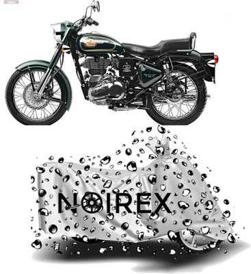 NOIREX Two Wheeler Cover for Royal Enfield(Bullet 500, Silver)