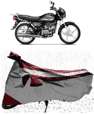 MISSION COLLECTION Waterproof Two Wheeler Cover for Hero(Splendor Plus, Maroon)