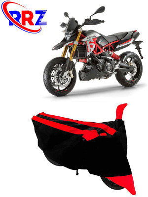 AutoGalaxy Waterproof Two Wheeler Cover for Aprilia(Dorsoduro 900, Black, Red)